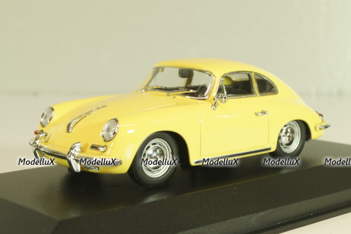Porsche 356 B Coupe 1961, yellow, 940064300, Maxichamps 1:43