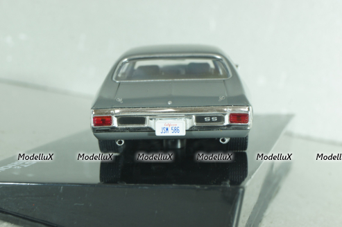 Chevrolet Chevelle SS 1970, grey FF015, Fast & Furious №15, Altaya 1:43