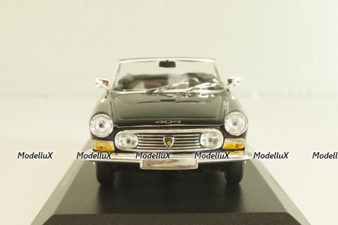 Peugeot 404 cabriolet 1962, black, 940112931, Maxichamps 1:43