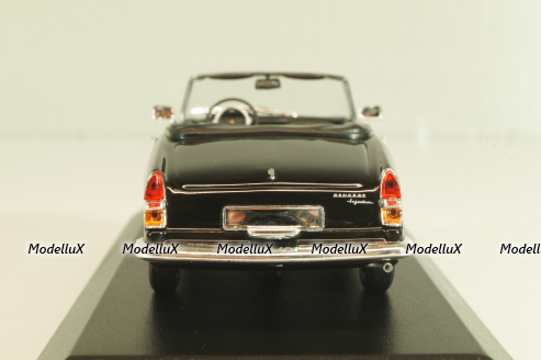 Peugeot 404 cabriolet 1962, black, 940112931, Maxichamps 1:43