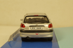 Peugeot 206 Silver, Cararama 1:43