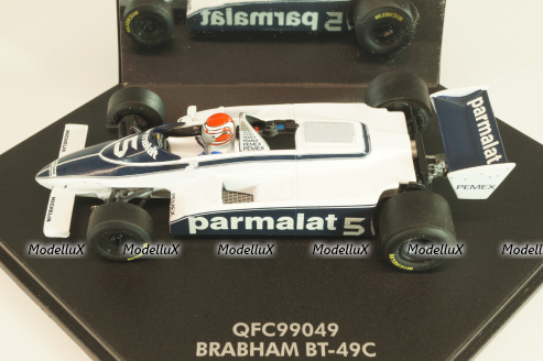 Brabham BT-49C #5 winner S.Marino GP 1981, Nelson Piquet, QFC99049, Quartzo 1:43