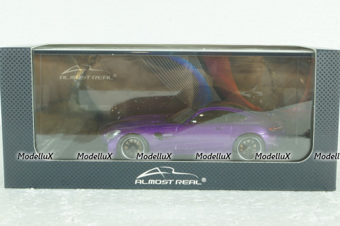 Mercedes AMG GT R 2017, sky purple, ALM420701, Almost Real 1:43