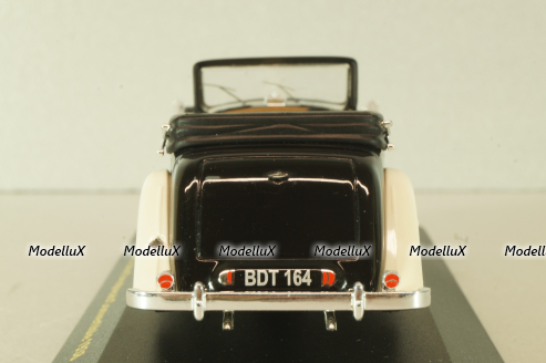 Alvis 4.3 Litre Drophead Convertible 1938, white/black, MUS065, IXOMuseum 1:43