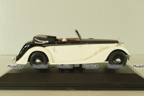 Alvis 4.3 Litre Drophead Convertible 1938, white/black, MUS065, IXOMuseum 1:43