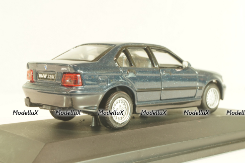 BMW 325i sedan (E36) 1991, dark blue, Yat ming 1:43