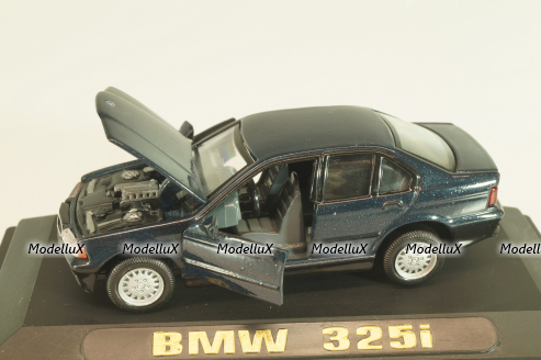 BMW 325i sedan (E36) 1991, dark blue, Yat ming 1:43