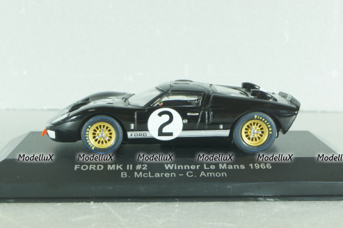 Ford GT40 MK II #2 B.McLaren/C.Amon winner Le Mans , LM1966, IXO 1:43
