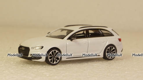 Audi RS4 Avant 2018 white metallic, 870018214, Minichamps 1:87
