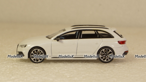 Audi RS4 Avant 2018 white metallic, 870018214, Minichamps 1:87