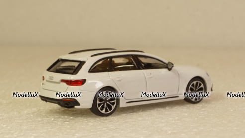 Audi RS4 Avant 2018 white metallic, 870018214, Minichamps 1:87