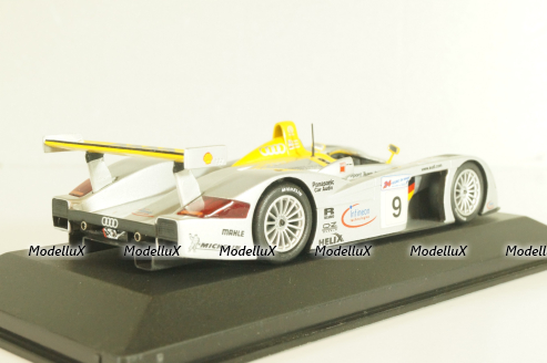 Audi R8 #9 2nd place  24H Le Mans 2000, Mcnish/Ortelli/Aiello, 20000000971, Minichamps 1:43