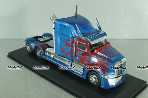 Western Star 5700 XE 2016, blue, Truck Tuning Collection #18, Hachette 1:43