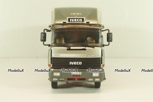 Iveco 190-48 Turbostar truck "480 HP" 1992, silver, Camiones y Autobuses #91, Altaya 1:43