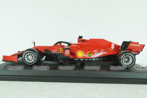 Ferrari SF1000 #5, Sebastian Vettel, Austrian GP Formula 1 2020, Bburago 1:18