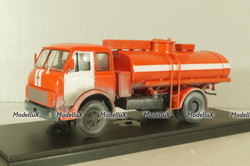 АЦ-8-5334, пожарный на шасси Маз-5334, со следами эксплуатации, Model43 1:43