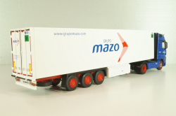 Mercedes-Benz Actros MP 4 truck with semi-trailer "Mazo" 1988, blue/white, Camiones y Autobuses #96, Altaya 1:43