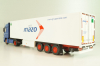 Mercedes-Benz Actros MP 4 truck with semi-trailer "Mazo" 1988, blue/white, Camiones y Autobuses #96, Altaya 1:43