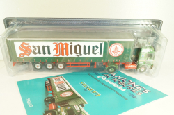 Volvo FH12 truck with semi-trailer "San Miguel" 1988, green Camiones y Autobuses #83, Altaya 1:43