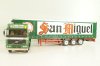 Volvo FH12 truck with semi-trailer "San Miguel" 1988, green Camiones y Autobuses #83, Altaya 1:43
