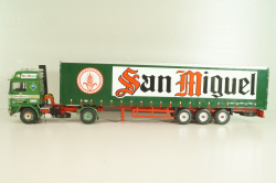 Volvo FH12 truck with semi-trailer "San Miguel" 1988, green Camiones y Autobuses #83, Altaya 1:43