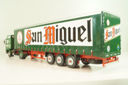 Volvo FH12 truck with semi-trailer "San Miguel" 1988, green Camiones y Autobuses #83, Altaya 1:43