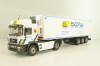 Man 19.502 truck with semi-trailer "Paconsa" 1991 white, Camiones y Autobuses #77, Altaya 1:43