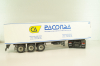 Man 19.502 truck with semi-trailer "Paconsa" 1991 white, Camiones y Autobuses #77, Altaya 1:43