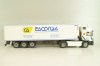 Man 19.502 truck with semi-trailer "Paconsa" 1991 white, Camiones y Autobuses #77, Altaya 1:43