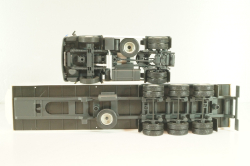Man 19.502 truck with semi-trailer "Paconsa" 1991 white, Camiones y Autobuses #77, Altaya 1:43