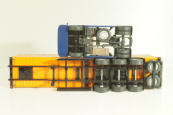 Mercedes-Benz Actros 1846 tractor with semi trailer container "Hapag-Lloyd" blue/orange, B66000810, NZG 1:50