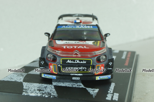 Citroen C3 WRC winner rally Catalunya S,Loeb/D.Elena 2018, Altaya 1:43