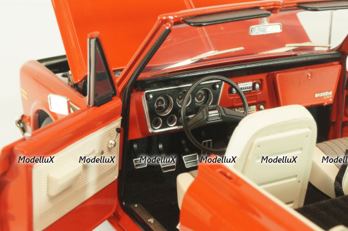 GMC Jimmy 1970 Slammed custom, red/white, L.E 402 pcs, A1807715, ACME 1:18