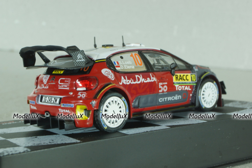 Citroen C3 WRC winner rally Catalunya S,Loeb/D.Elena 2018, Altaya 1:43