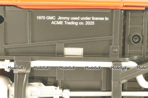 GMC Jimmy 1970 Slammed custom, red/white, L.E 402 pcs, A1807715, ACME 1:18