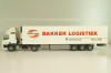 DAF 85 CF tractor with semi trailer "Bakker Logistiek" 2004, white, 53537, Tekno 1:50