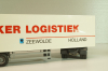 DAF 85 CF tractor with semi trailer "Bakker Logistiek" 2004, white, 53537, Tekno 1:50