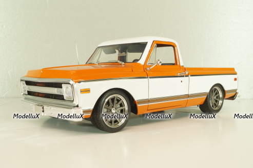 Chevrolet C-10 Custom LS Powered, red/white, L.E 450 pcs, A1807221, ACME 1:18