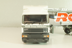 ERF EC 10 tractor with semi tank trailer "Rolo Nestle" 1997, white/chrome, 9203, Tekno 1:50