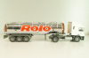 ERF EC 10 tractor with semi tank trailer "Rolo Nestle" 1997, white/chrome, 9203, Tekno 1:50