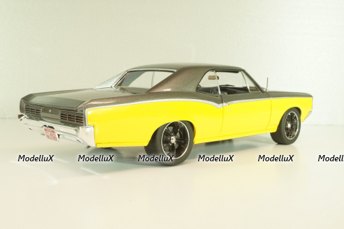 Pontiac GTO Restomod, yellow/black, L.E 480 pcs, A1801219, ACME 1:18