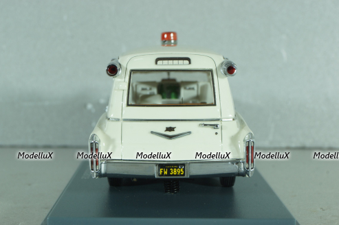 Cadillac S&S High Top Ambulance, white, 43894, NEO 1:43