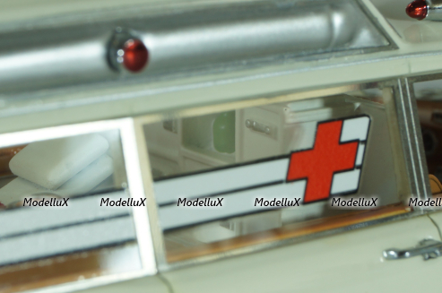 Cadillac S&S High Top Ambulance, white, 43894, NEO 1:43