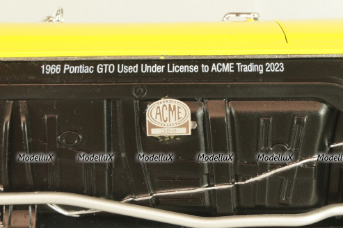 Pontiac GTO Restomod, yellow/black, L.E 480 pcs, A1801219, ACME 1:18