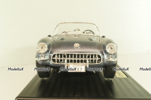 Chevrolet Corvette Convertible (C1) 1957, grey, 92018, Road Tough 1:18