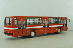 Икарус-263, городской автобус 1985 красный (пунцовый), DEMPRICE 1:43