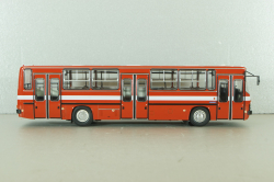 Икарус-263, городской автобус 1985 красный (пунцовый), DEMPRICE 1:43