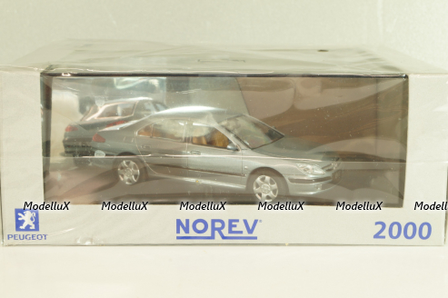 Peugeot 607 Berline 2000, gris Iceland, 476745, Norev 1:43