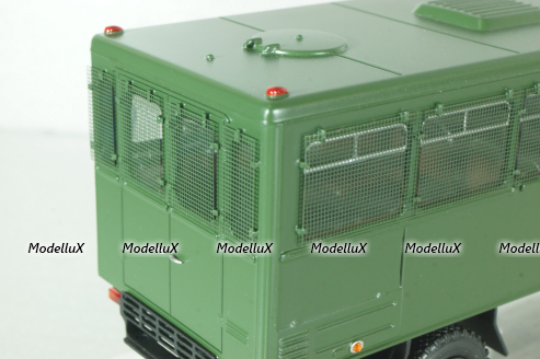 SHL-740 польский спецавтомобиль для транспортировки нарядов милиции на шасси Зил-130 1982, зеленый, TruckTyr/Dip 1:43