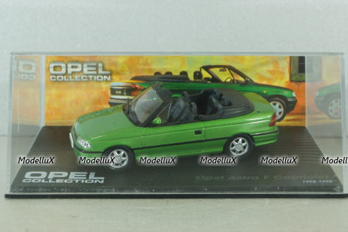 Opel Astra (F)  Cabriolet 1992, green, OPC088, Opel Collection #88 1:43 Уценка!